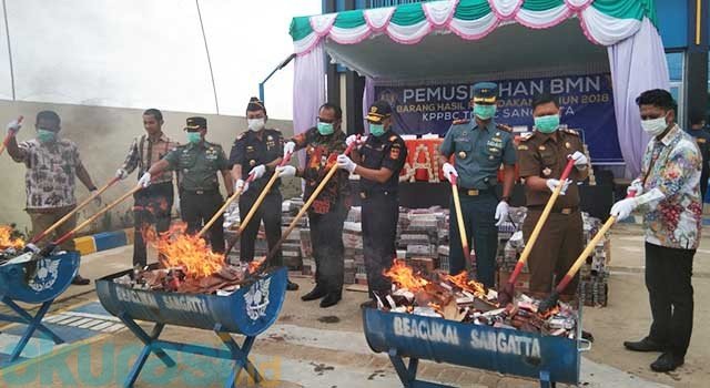 Ratusan Ribu Batang Rokok Dimusnahkan, Mengapa?