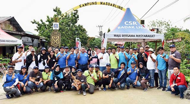 Resmikan Kampung Masdarling, Badak LNG Gelar Press Gathering