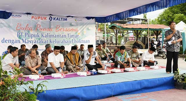 Pupuk Kaltim Adakan Buka Puasa Bersama dan Bagikan Sembako
