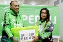 Ratusan Driver Terdampak Banjir Terima Bantuan dari GOJEK