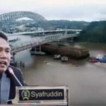 Lagi! Jembatan Mahakam Ditabrak Tongkang. Syafruddin: Harus Diberi Sanksi Tegas