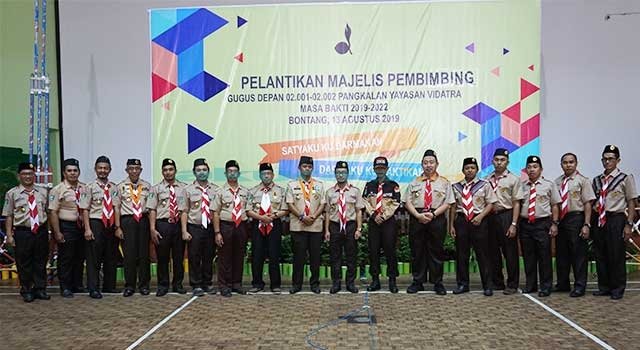 Galakkan Semangat Muda Berkarya, Mabigus dan Pengurus Gudep Yayasan Vidatra Resmi Dilantik