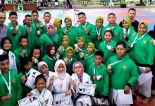 Raih 12 Mendali Emas, Tim Kempo Kukar Rebut Juara Umum Kejurnaskot