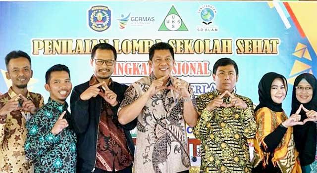 Basri Dukung SD Alam Baiturrahman di Lomba Sekolah Sehat Nasional