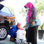 Penyemprotan desinfektan