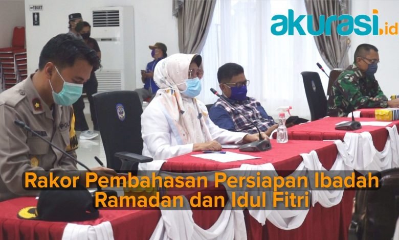 Rakor Pembahasan Persiapan Ibadah Ramadan dan Idul Fitri