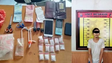 Buruh Tani di Kutim Kedapatan Nyambi Jadi Pengedar Narkoba