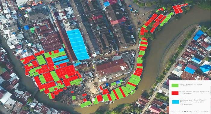 Pembongkaran Bangunan di Gang Nibung SKM Samarinda Berlanjut, Akan Ada 40 Bangunan Lagi Dirubuhkan