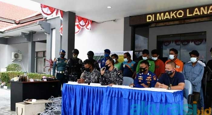 Kedapatan Mengebom Ikan, Tujuh Nelayan Asal Balikpapan Diciduk di Perairan Kutim