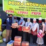 Posko Induk Gabungan Kumpulkan Rp72 Juta untuk Korban Kebakaran Rawa Indah