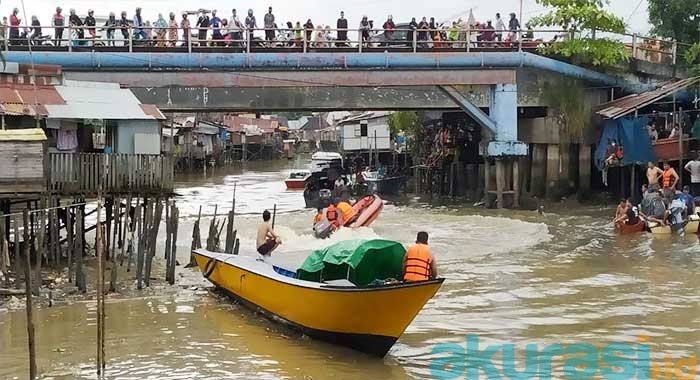 Sembunyi dari Kejaran Polisi, Seorang Pria Melompat ke Sungai Mahakam dan Diduga Tenggelam