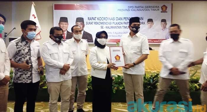 Terima Rekom Partai Gerindra, Mahyunadi-Kinsu Kantongi 15 Kursi 4 Parpol Pengusung, Bontang ke Neni-Joni