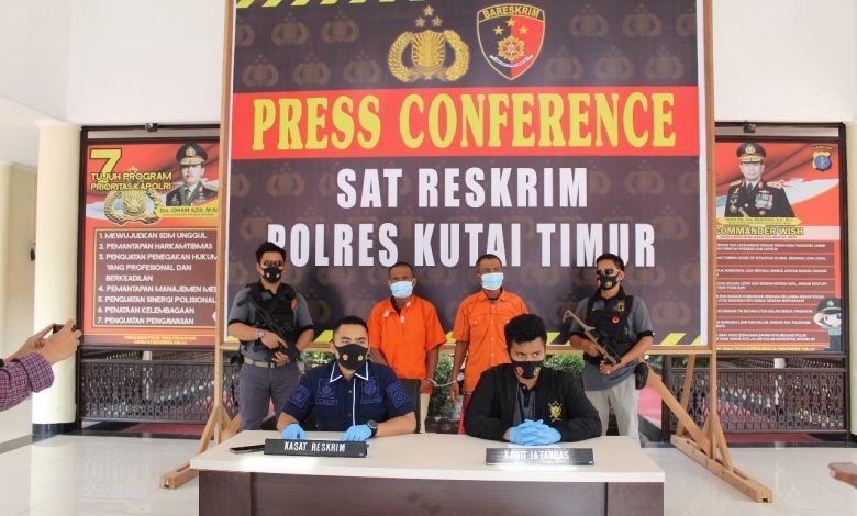 Berdalih Terhimpit Utang, Bandar Judi Dadu dari Bontang Diciduk Buka Lapak di Kutim