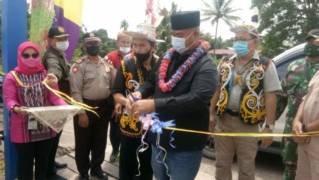 Resmikan IPA Desa Bila Talabang, Bupati Edi Damansyah: Penyedian Air Bersih Urusan Wajib Pemerinta