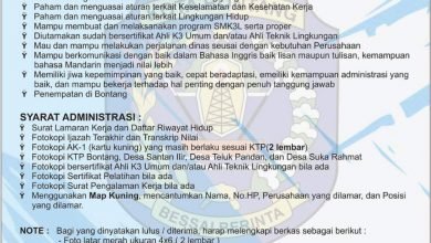 Lowongan Kerja PT Graha Lower Kaltim