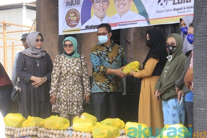 Srikandi MaKin Salurkan Bantuan Sembako hingga Uang Santunan Korban Kebakaran Bengalon