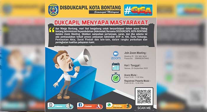 Dialog Adminduk, Jangan Lupa Jadwal Disdukcapil Menyapa Masyarakat Besok