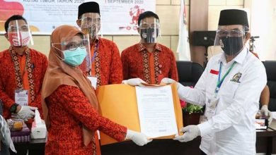 Hadir Seorang Diri, Ardiansyah Resmi Mendaftar ke KPU, Kasmidi Hadir Virtual Lantaran Positif Covid-19