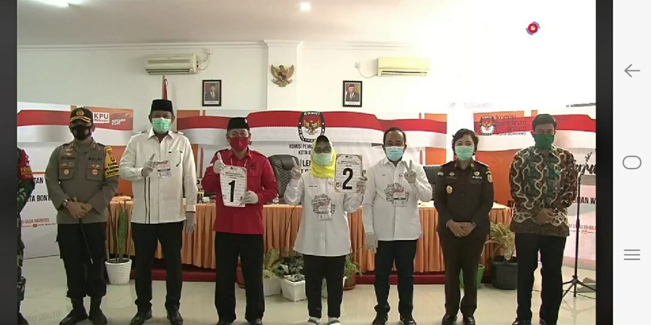 Pencabutan Nomor Urut KPU Bontang: Neni-Joni Nomor 2, AdiBas Urutan 1