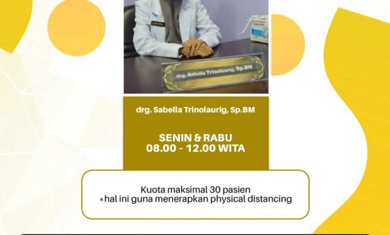 Jadwal Pelayanan Spesialis Bedah Mulut RSUD Taman Husada Bontang