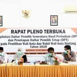 Gelar Rapat Pleno Terbuka Rekapitulasi DPS, KPU Tetapkan 121.695 Pemilih Pilkada Bontang