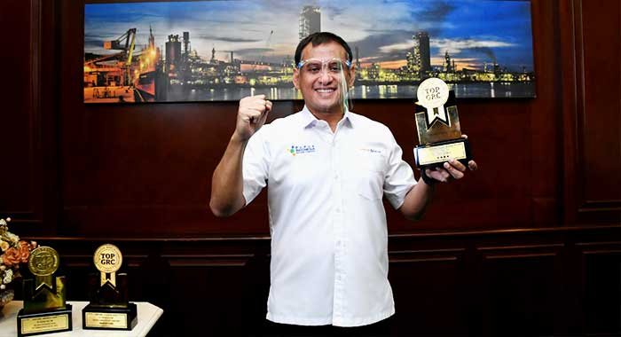 Komitmen Terapkan GRC, Pupuk Kaltim Raih 3 Penghargaan Pada Ajang Top GRC Award 2020