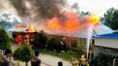 Kantor Polairud Polda Kaltim Terbakar, 18 Tahanan Berhasil Dievakuasi