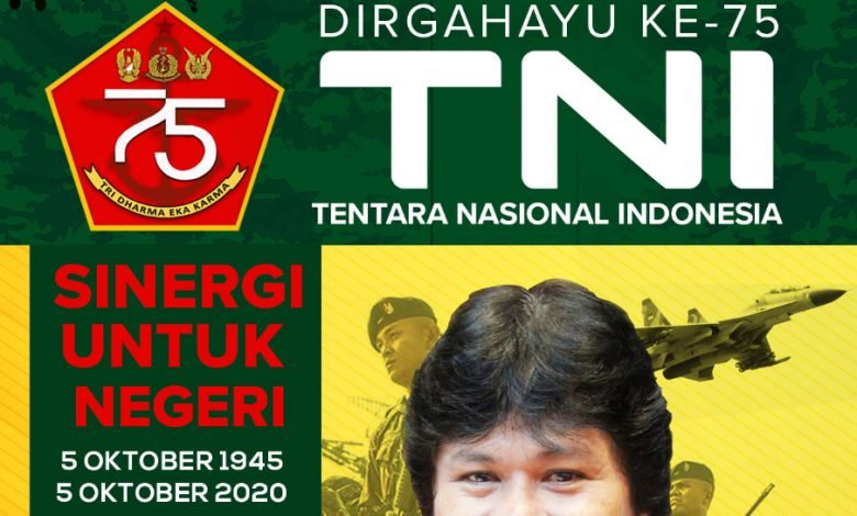 Drs. H. Nursalam Anggota Komisi II DPRD Bontang Mengucapkan Dirgahayu Ke-75 Tentara Nasional Indonesia