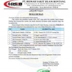 Hasil Seleksi PT Rumah Sakit Islam Bontang Oktober