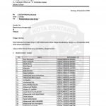 Hasil Seleksi PT Energi Unggul Persada Oktober