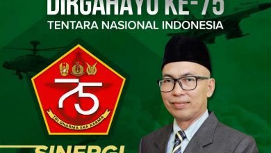 Abdul Haris Anggota Komisi I DPRD Bontang Mengucapkan Dirgahayu Ke-75 Tentara Nasional Indonesia