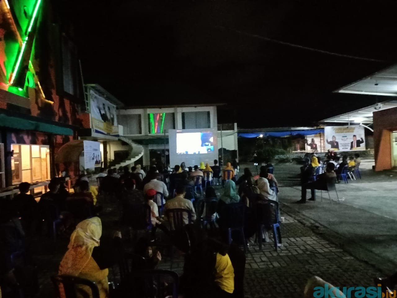 Debat Pilkada Bontang Terhenti Akibat Masalah Teknis, Warga Pserta Nobar Kecewa