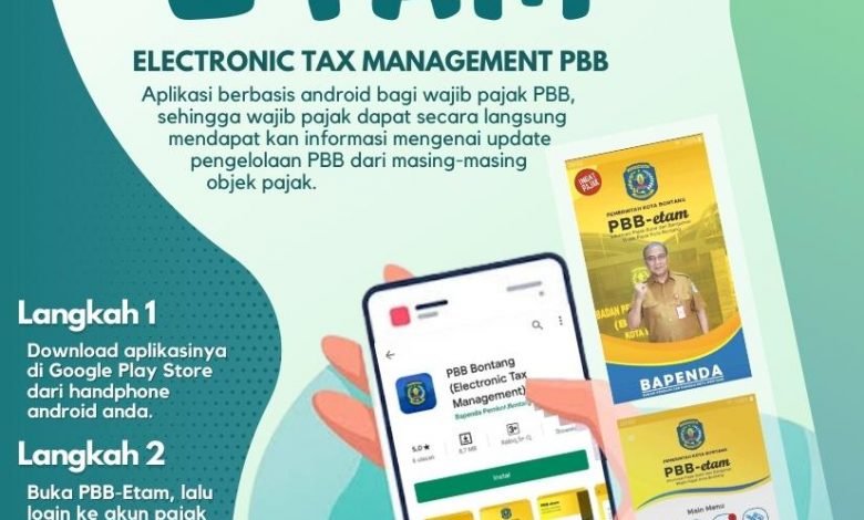 Aplikasi PBB Etam, Bayar Pajak dari Genggaman Anda