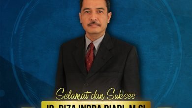 Ucapan Selamat Bertugas Kepada Pjs Wali Kota Riza Indra Riadi