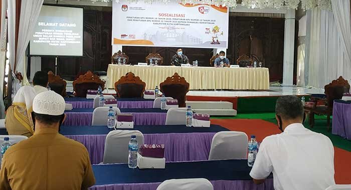 Sosialisasi 3 PKPU Baru, KPU Kukar Jelaskan Adanya Perubahan Sejumlah Istilah Baru Dalam Pilkada