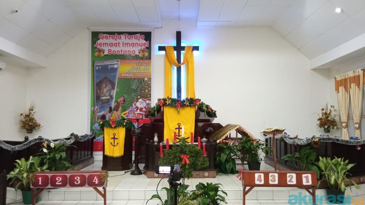 Bontang Masih Diselimuti Covid-9, Gereja Jemaat Imanuel Bontang Pilih Rayakan Natal 2020 Secara Online