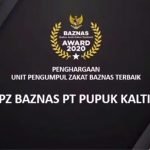 UPZ Pupuk Kaltim Raih Predikat Terbaik Baznas Award 2020