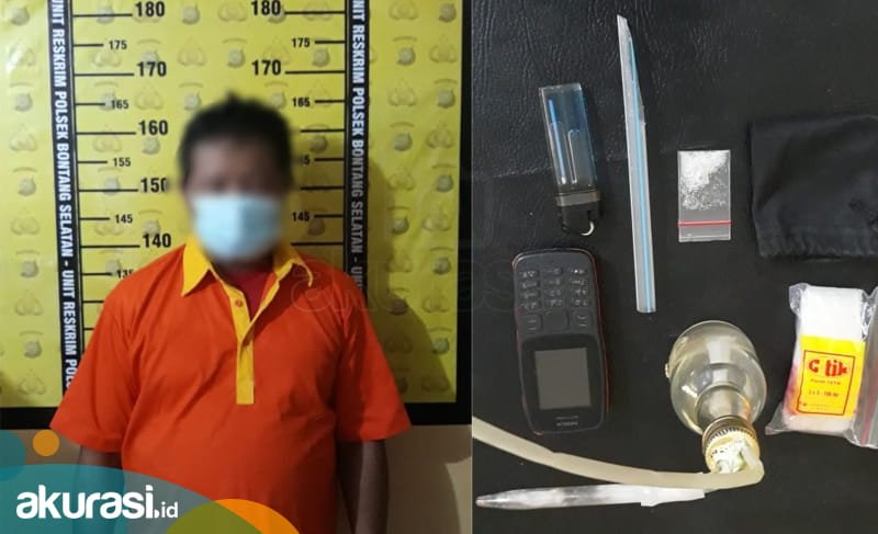 Kedapatan Edarkan Narkoba, Warga Tanjung Laut Bontang Pura-Pura Nongkrong di Dapur Saat Diciduk Polisi