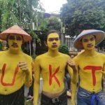 Puluhan Mahasiswa Unmul Gelar Aksi, Tuntut Gratiskan UKT