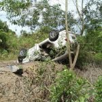 Mobil Terbalik di Bonles, Jadi Kecelakaan Tunggal di Awal 2021