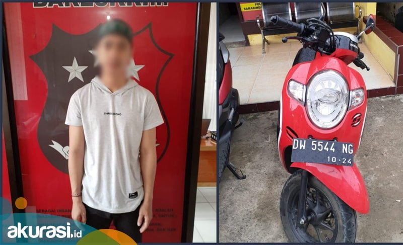 Demi Bisa Punya Motor, Pria 21 Tahun Asal Samarinda Nekat Jadi Pelaku Curanmor
