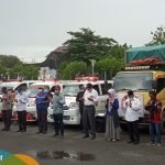 Pelepasan Donasi Korban Banjir, Empat Truk Berangkat ke