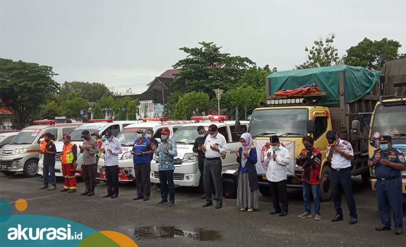 Pelepasan Donasi Korban Banjir, Empat Truk Berangkat ke
