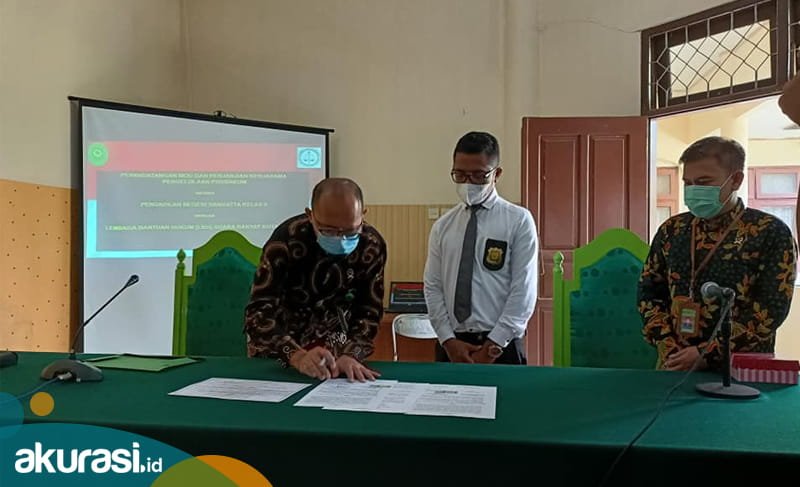 Beri Layanan Hukum Gratis, PN Sangatta Teken Mou dengan LBH Suara Kutim Bentuk Posbakum
