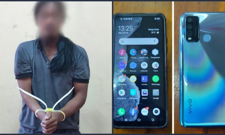 Pura-Pura Tanya Alamat, Pria Ini Malah Jambret Handphone Korban, Diamankan di Kutim