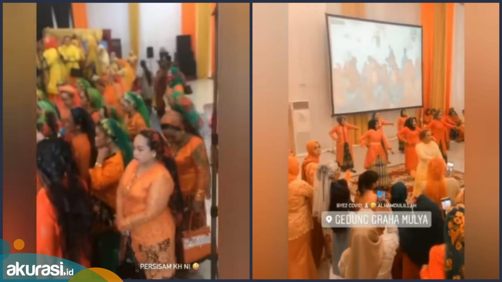 Video Pernikahan di Masa Pandemi Ramai Dinyinyirin Netizen, Penyelanggara Acara Membisu, Satpol PP Terus Mencari 