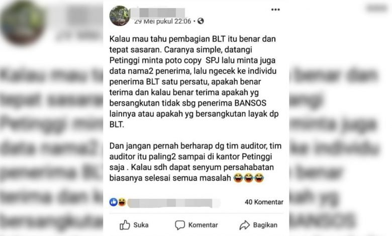 Postingan Facebook Berujung Bui, Dijerat UU ITE, Pria di Kubar Dipenjara 8 Bulan