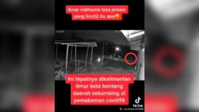 Seram! Ada Pocong Lompat-lompat di Pemakaman Covid Bontang Lestari ?
