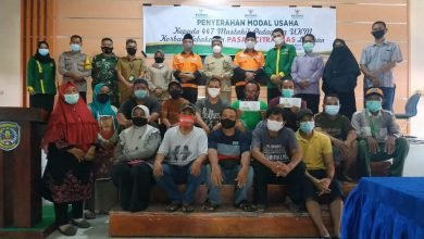 Peduli 447 Korban Kebakaran Pasar Citra Mas Loktuan, Baznas Bontang Salurkan Bantuan Rp335 Juta