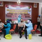 Ratusan Polisi Bontang Mulai Divaksin Covid-19